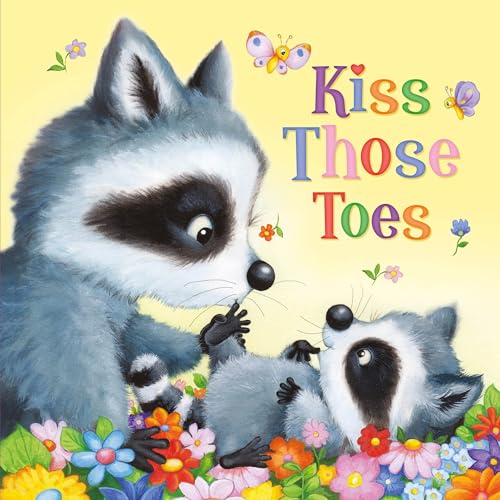 Image of Kiss Those Toes – Interactive Bedtime Board Book for Babies | Rhyming Story with Forest Animals | Teaches Body Parts & Builds Loving Parent-Child Bonds