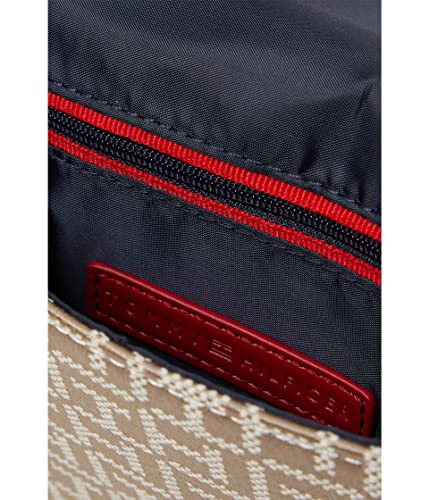 Tommy Hilfiger Liv II Flap Crossbody Square Monogram Jacquard Khaki Tonal One Size3
