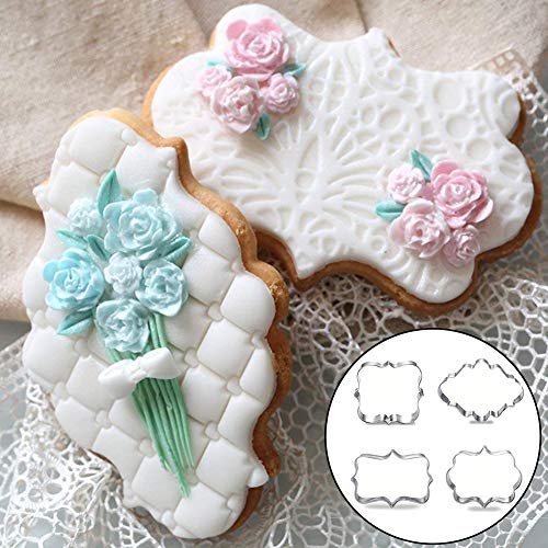 BETOY Stampini per Biscotti 12 Pezzi, Acciaio Inox...