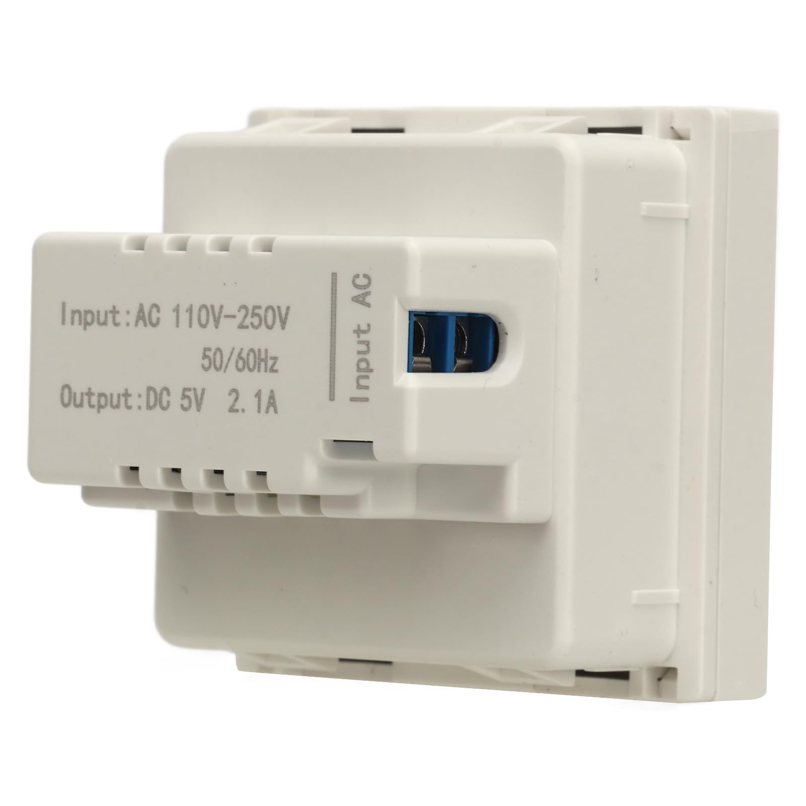 10PCS USB en Toma de Pared, Cargador de 2 Puertos de 10 W Carga Eficiente en Diseño de Pared Rendimiento Confiable Uso Versátil Solución de Ahorro de Espacio para Casas Rodantes