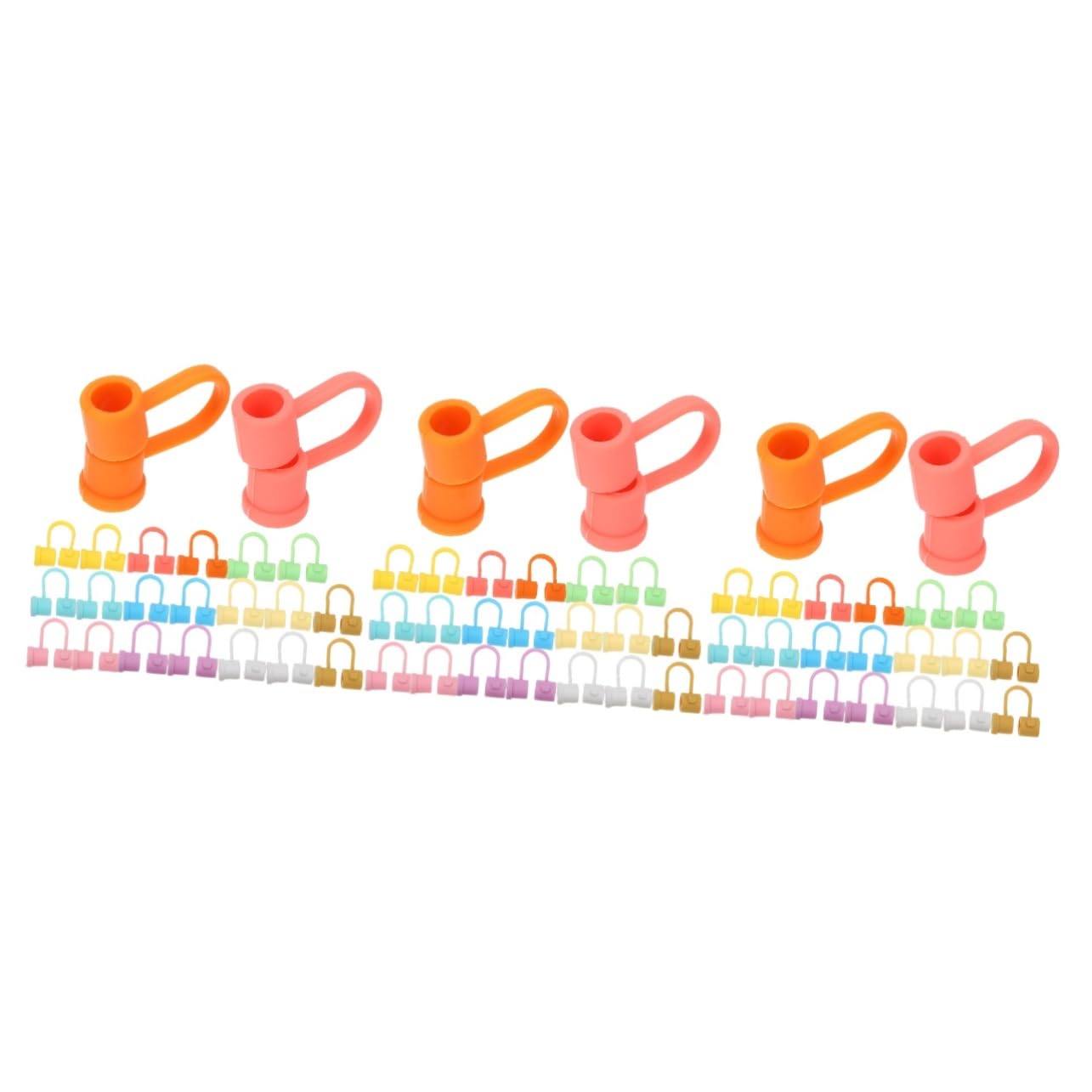 Bouchon de paille anti-poussière réutilisable en silicone x3