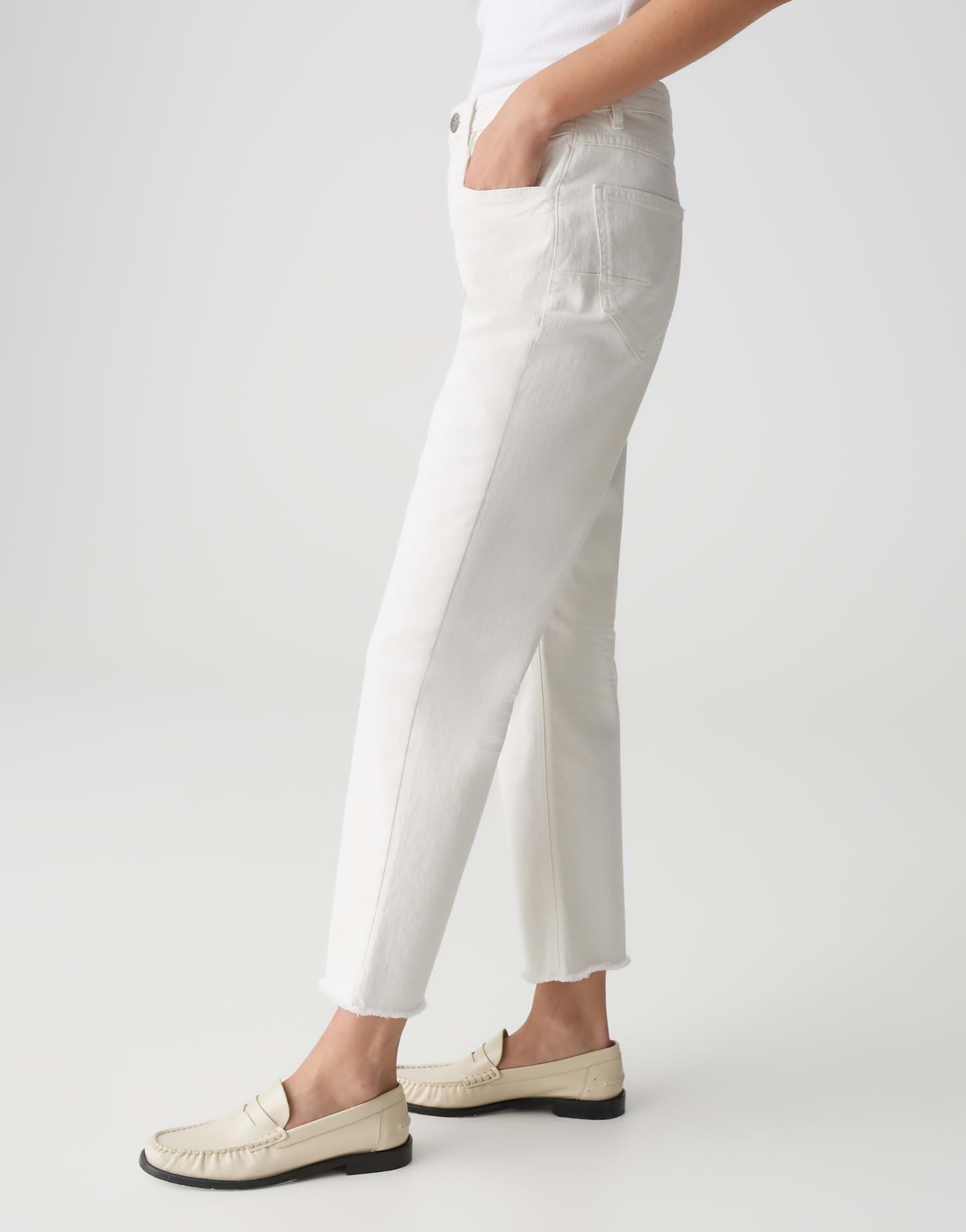 OPUS Damen Boyfriend | Boyfriend Jeans LANI Dynamic Mid Rise aus Spanish Cotton Mix