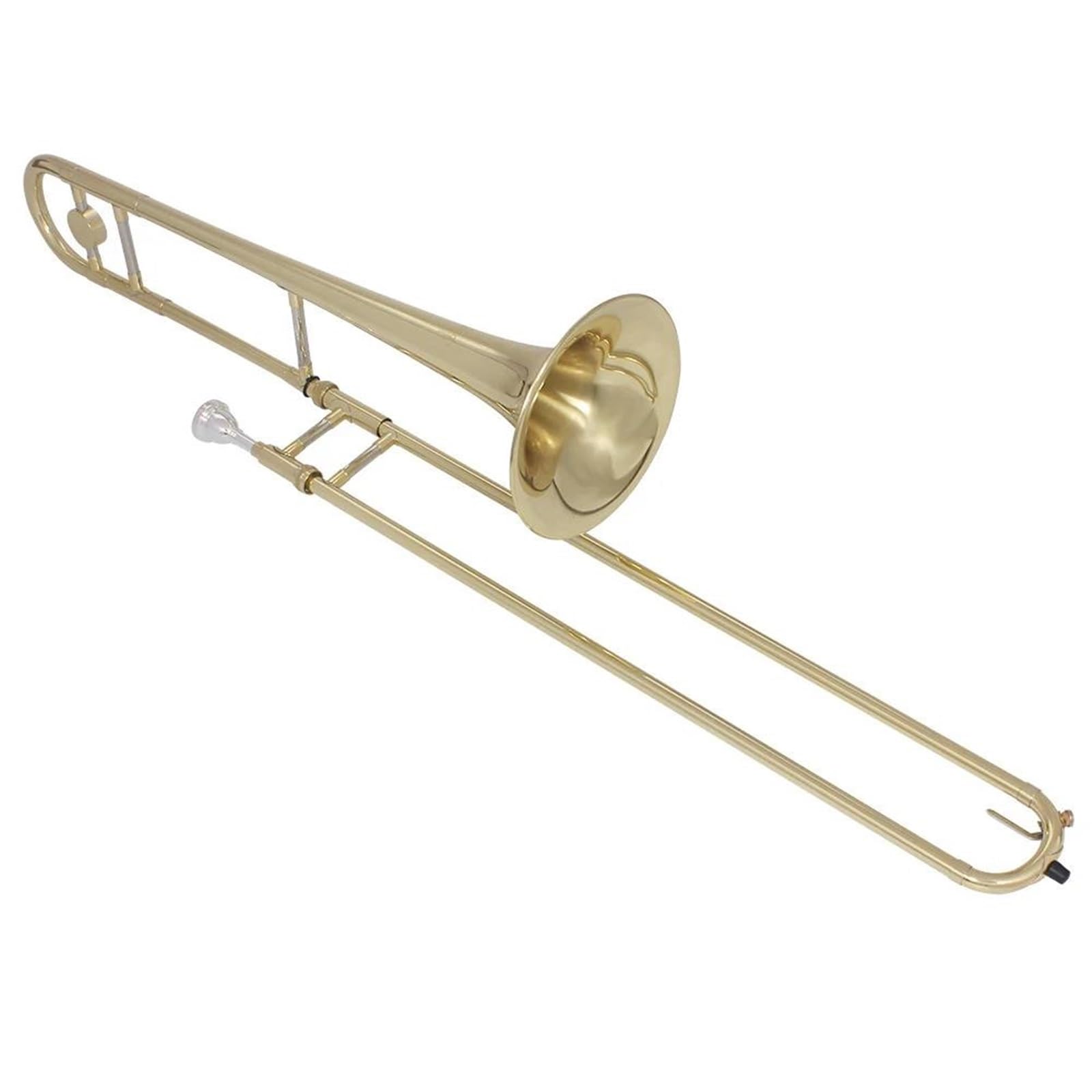 Gold Altposaune Bb Messingkorpus Professionelles Instrument Mit Mundkasten Profiposaune