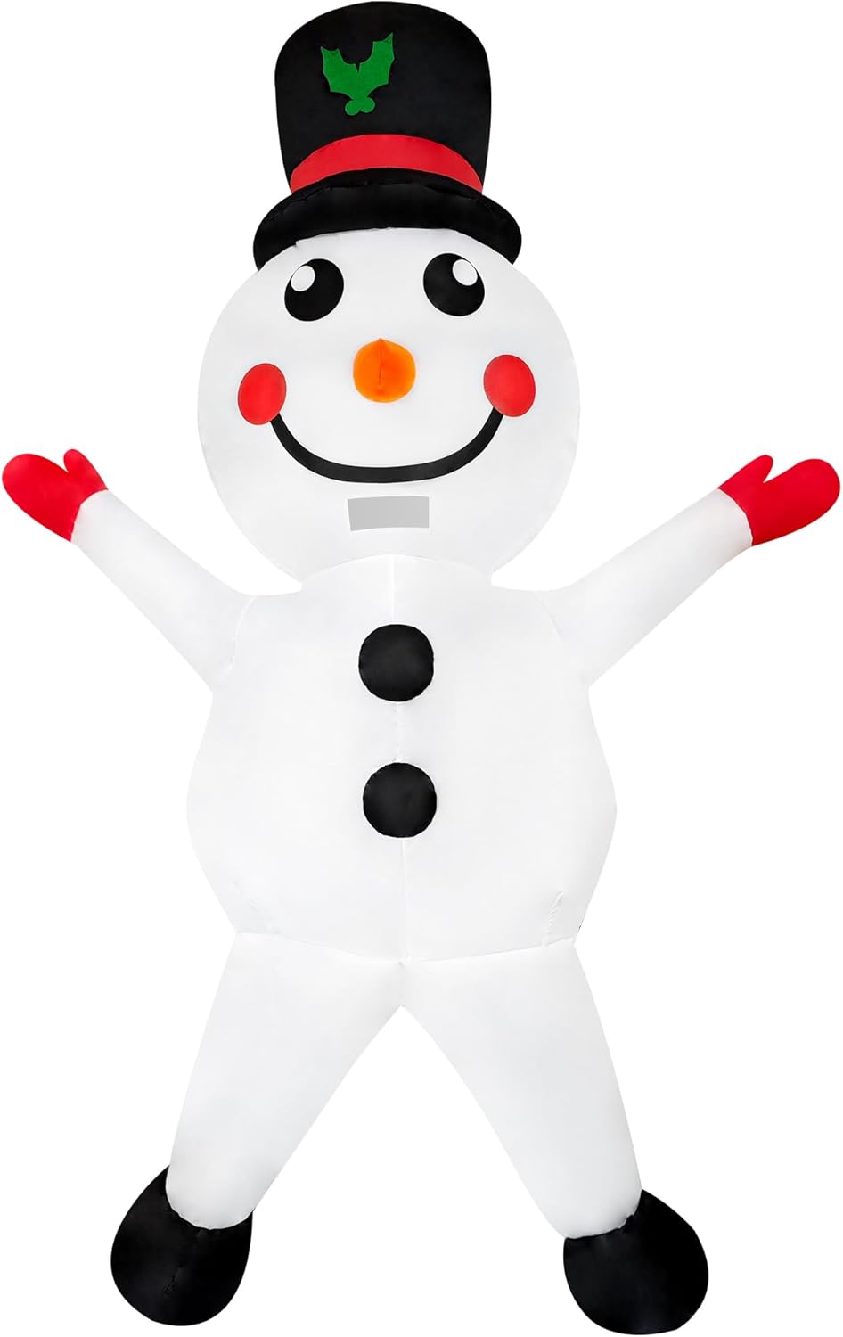 Christmas Snowman Inflatable Costume Blow-up Suit Cosplay Outfit for Adult,Halloween,Christmas Party/Parade - Image 5