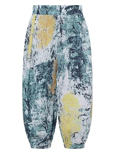 Kids Harem Pants Casual Jogger Sweatpants Loose Elastic Waist Beach Trouser Homewear