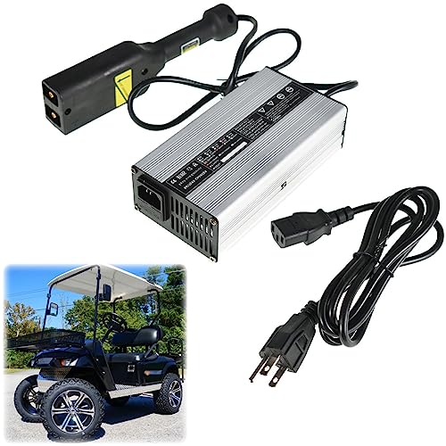 Image of 36V 5A Portable Golf Cart Battery Charger with D-Plug Replacement for EZGO TXT Medalist