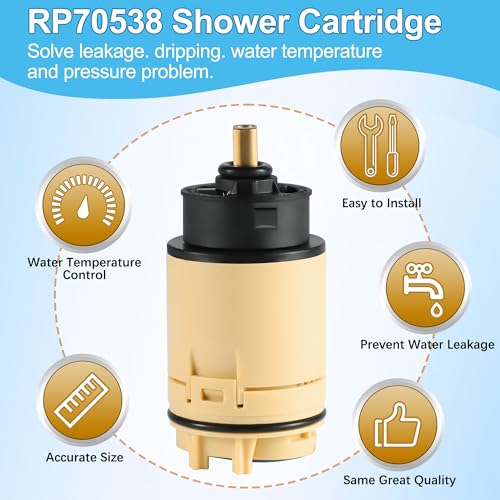 Reemplazo de cartucho de ducha RP70538 compatible con grifo de una sola manija Delta 8