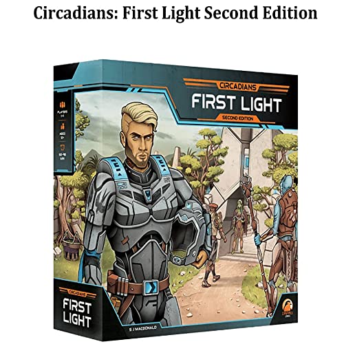 Juego de Mesa Estratégico Circadians: First Light de Renegade Game Studios | Gestión de Dados de Ciencia Ficción para 1-4 Jugadores, Duración de 60-90 Minutos, Modo Solitario, Arte y Iconos Actualizados miniatura 6