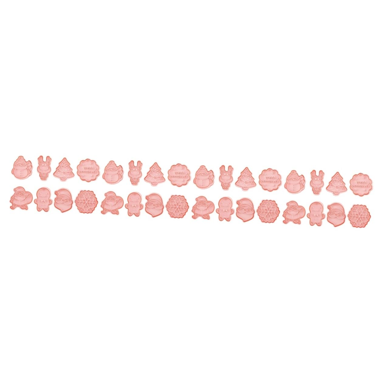 MAGICLULU 4 Set Tagliabiscotti Natalizi Tazza Di Natale Pallina Per Biscotti Decorazioni Tortiera A Cuore Stampo Natalizio Cutter Di Biscotti Di Natale Decalcomanie Retrò Rosa Pp 8 Pezzi * 4