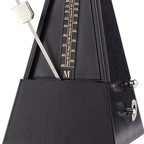 TAMUME Noire Antique Cru Pyramide Style Renforcé plastique Metronome 40-208 BPM Tempo Minuteur Musique Intégré Avec Bell… - Les Beatles, Paul McCartney, John Lennon, RIngo Starr, George Harrison TAMUME Noire Antique Cru Pyramide Style Renforcé plastique Metronome 40-208 BPM Tempo Minuteur Musique Intégré Avec Bell… – Image 4