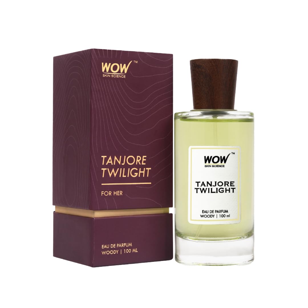 WOW Skin Science Eau De Parfum Tanjore Twilight - Floral And Sultry All Day Fragrance - Long Lasting & Unisex Perfume (100mL)