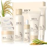 7 Piezas Rice Skincare Kit, Skincare Coreano Kit, Skin Care Set