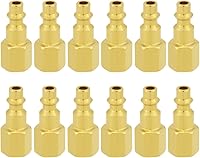 Vista 1 de Joywayus 12PCS 1/4 pulgadas NPT hembra manguera de aire industrial conexión rápida accesorios de enchufe de aire