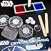STAR WARS Glowing Crystals Kit - Grow 3 Colorful Crystals With Light Up Display Stand - Gift for 8 Year Old Boys, Star Wars Merch and Toys