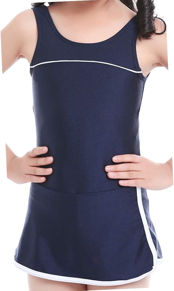 Amazon Coco1ya ココイチヤ スクール水着 子供 水着 女の子 ワンピース キッズ 無地 一体型 水泳 トレーニング ジュニア 女児 プール 海 110 170cm 水着 通販