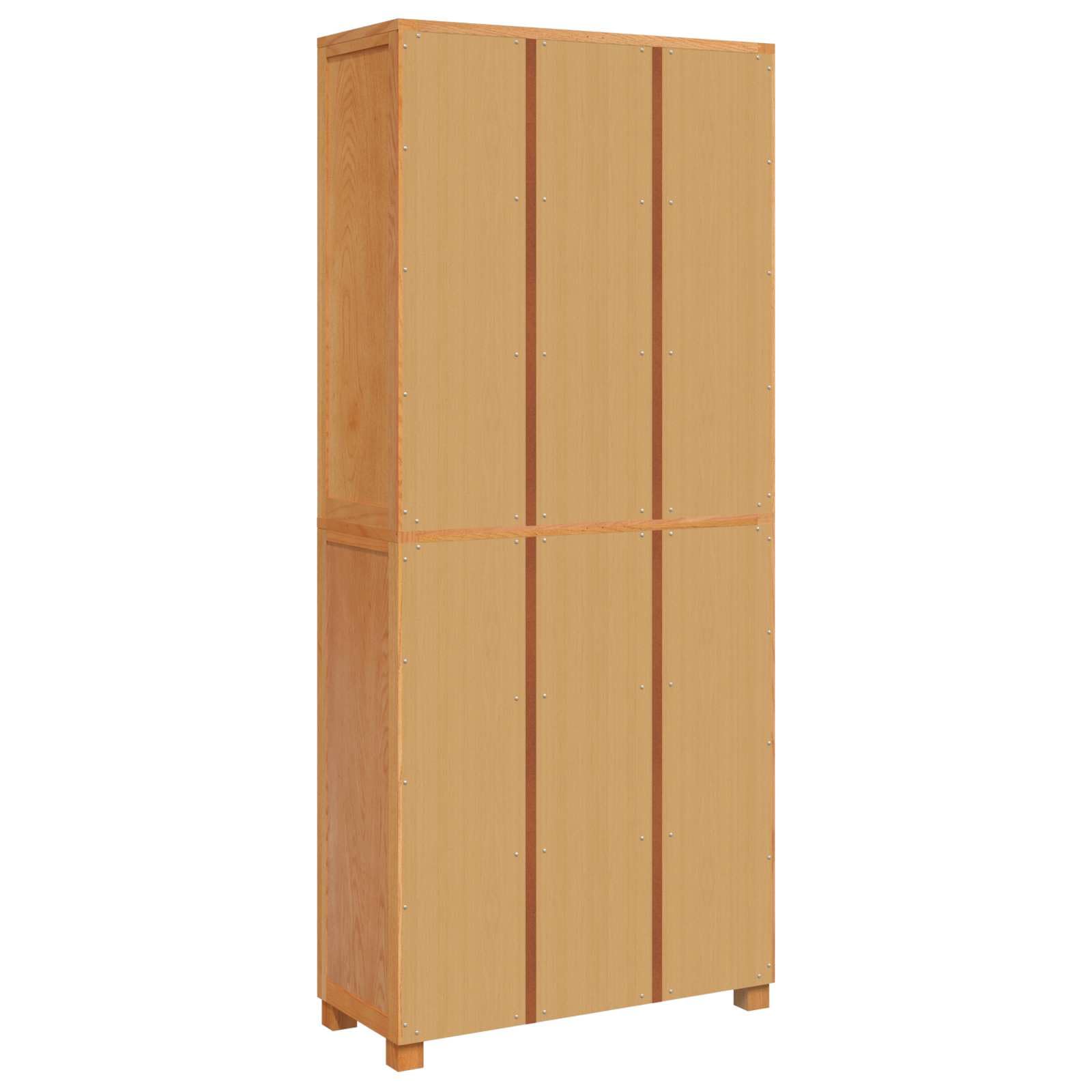 Modernes Aufbewahrungsmöbel-Set mit Tür aus Holzwerkstoff und massiven Eichenbeinen, ideal für Wohnzimmer oder Schlafzimmer, mit Anti-Kipp-Sicherung und viel Stauraum.