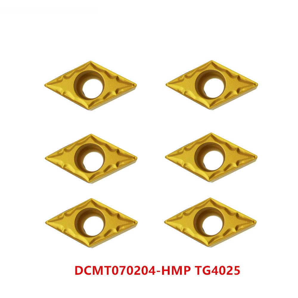 100P DCMT070204-HMP TG4025 Series CNC herramienta de corte de torno de metal ranurado inserto de carburo para SDJCR/L SDUCR/L soporte de herramientas