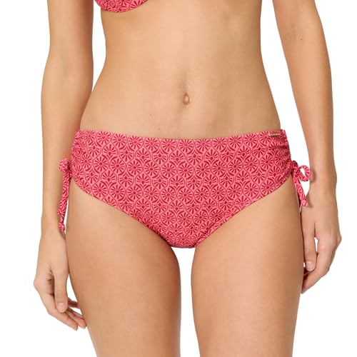 YSABEL MORA. Braga Bikini Moldeadora Midi. Control Ligero en Abdomen Inferior. Laterales Ajustables con Lazada para Ajuste Personalizado. Modelo.Colección Cherry.