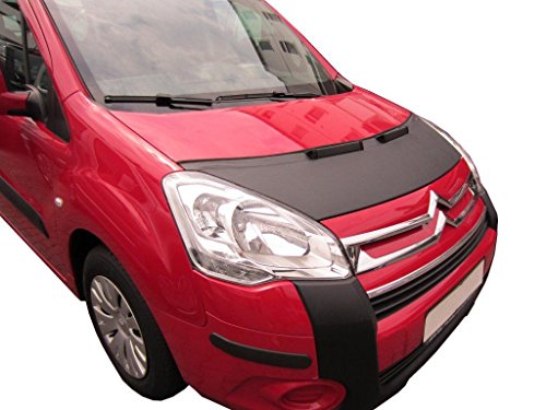 Hood Bra Front End Nose Mask Compatible with Citroen Berlingo Peugeot Partner Tepee 2008-2018 Bonnet Bra STONEGUARD Protector Tuning