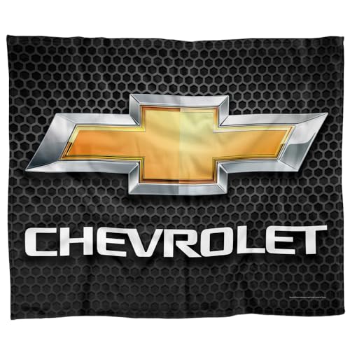LOGOVISION Chevy Chrome Bowtie Fleece Blanket