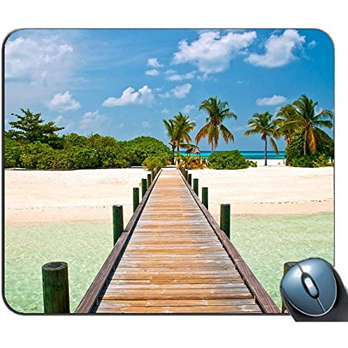 Preisvergleich Produktbild Mau Mat,Tropische Dock-Ins Auge Fallende Rutschfeste Mousepads 30X25Cm