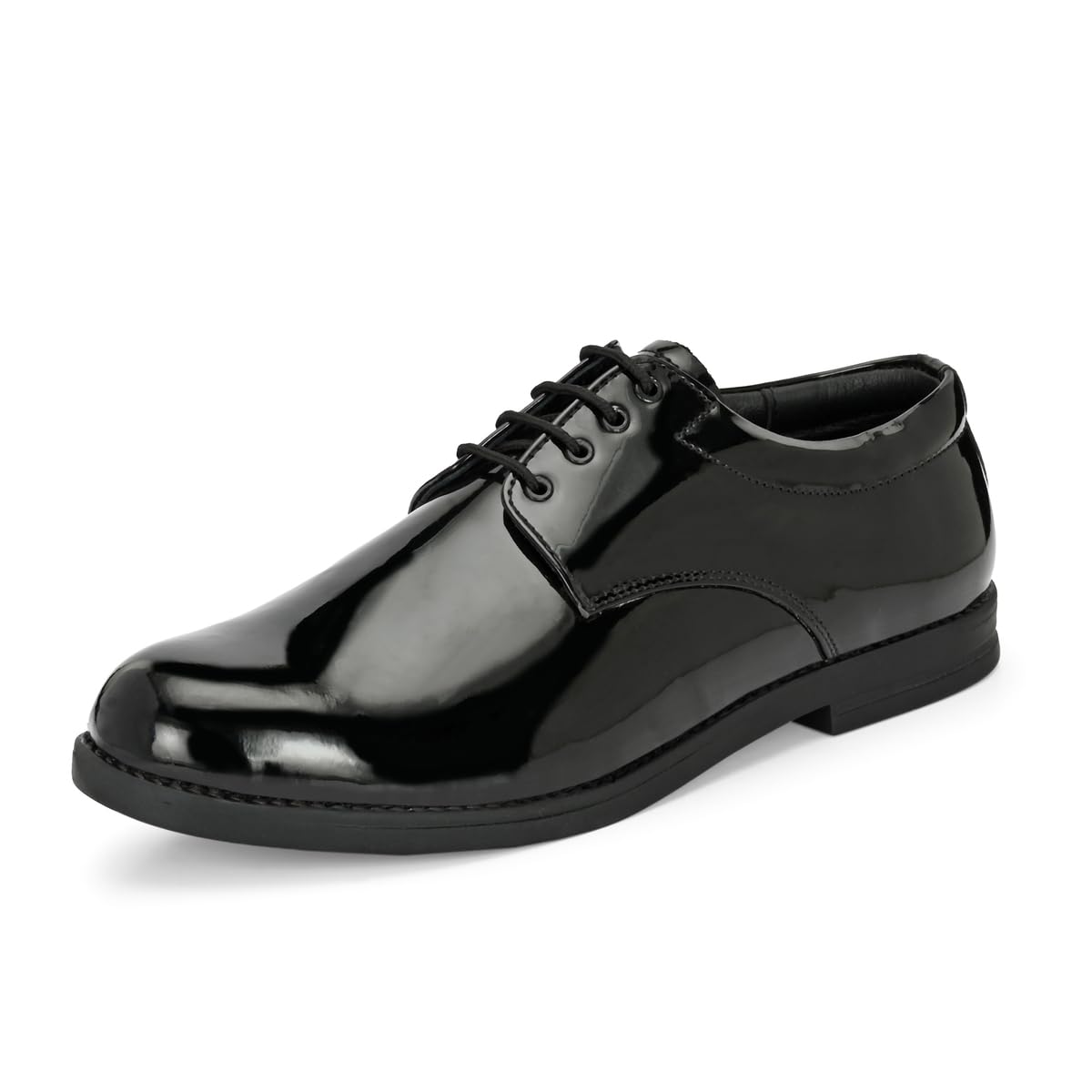 Naval Patent Uniform Shoes, Navy Coast Guard Shoes Lace Up for Men-image-37