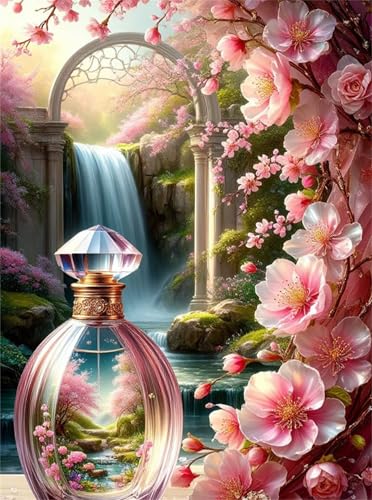 Puzzle de 120 Piezas para Adultos, 25x20cm Frasco de Perfume...