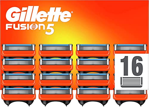 Gillette Fusion5 Men’s Razor Blade Refills, 16 Count, Mailbox Sized Pack, Engineered With Antifriction Blades For Up To 20 Shaves Per Blade Refill