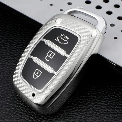 Funda para llave de coche de 3 botones Hyundai que soluciona el desgaste de mandos