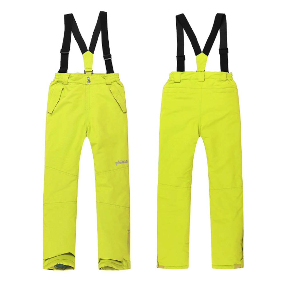 Niños Traje de Esquí 5000mm Chaqueta Impermeable Soft Shell para Nieve Peto de Nieve Conjunto Caliente de 2 Piezas