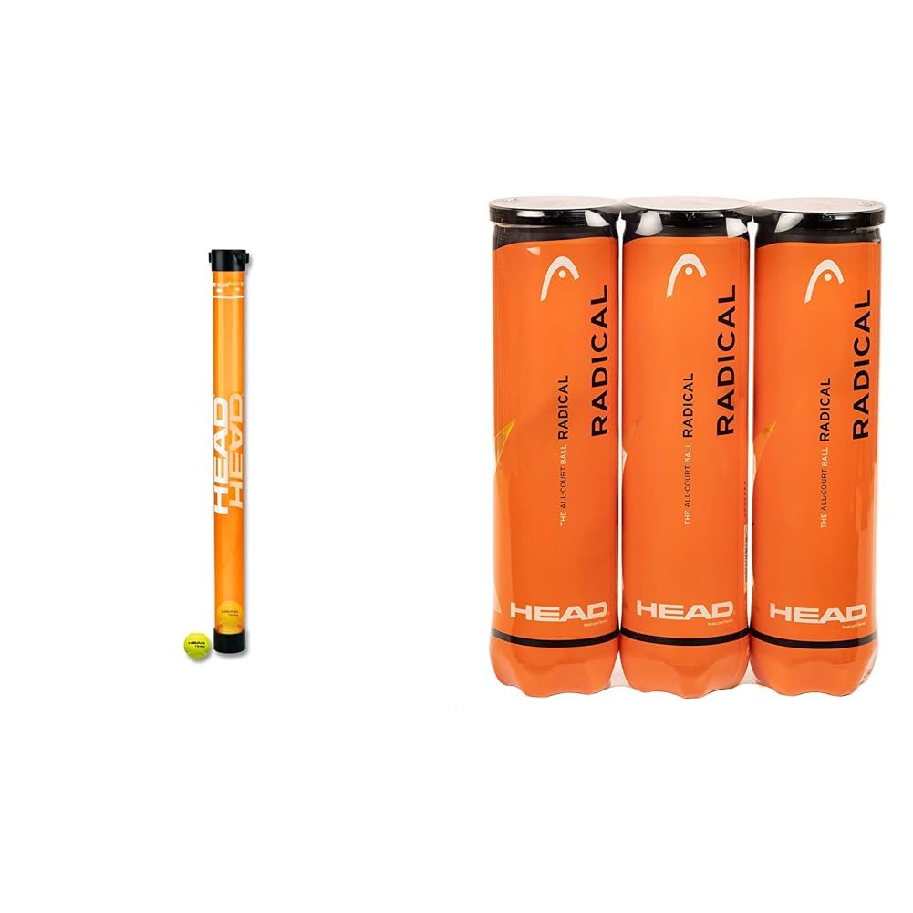 HEAD Ball Tube Schlauch für Bälle & Radical Tennisball (3 x 4 Stück) Amazon Exclusive