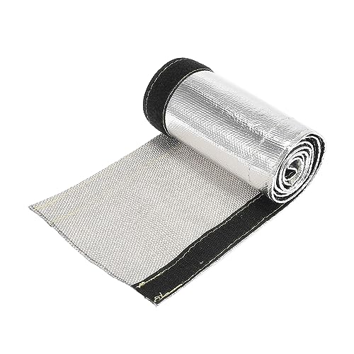 X AUTOHAUX Gaine de protection thermique aluminisée pour voiture de 1 1,0 m ID 1 m
