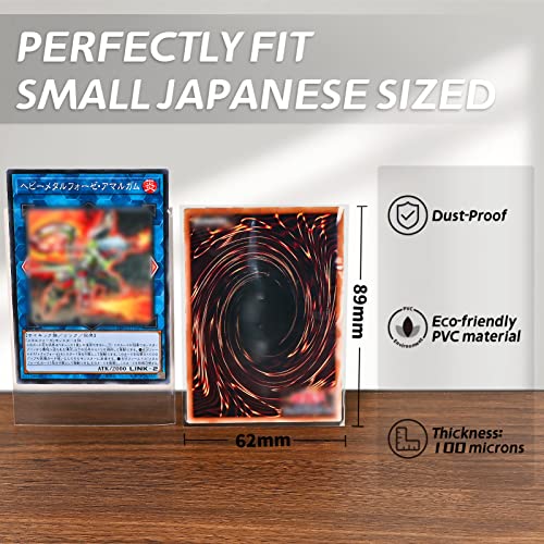 Zlca Card Sleeves For Japanese Game Cards (500Ct), Clear Penny Sleeves Suitable For Trading Yu-Gi-Oh Digimon Playing And Photocards (62 * 89Mm) #TOP1