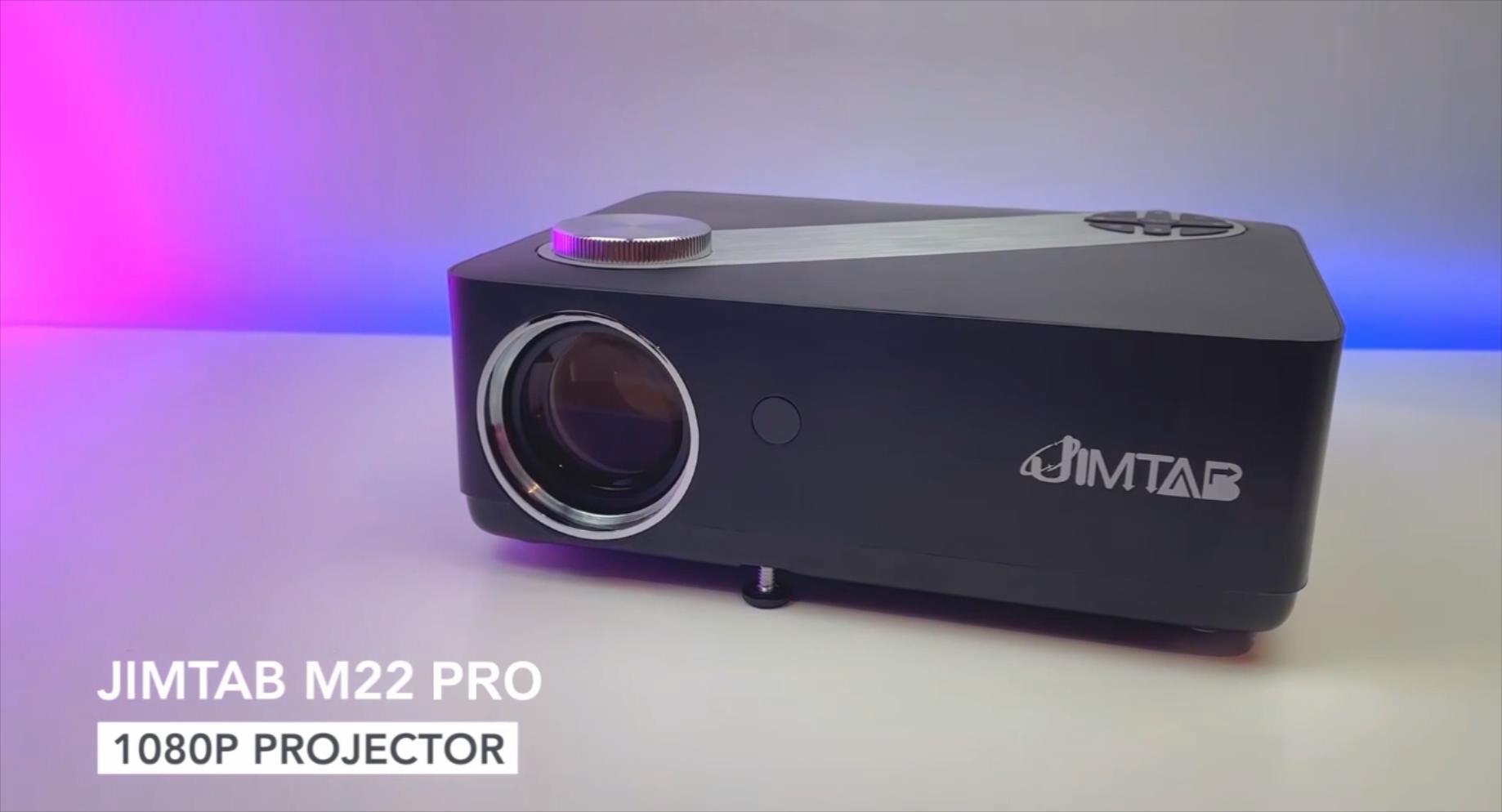 Amazon.com: JIMTAB 2025 M22 Pro Native 1080P WiFi Video Projector