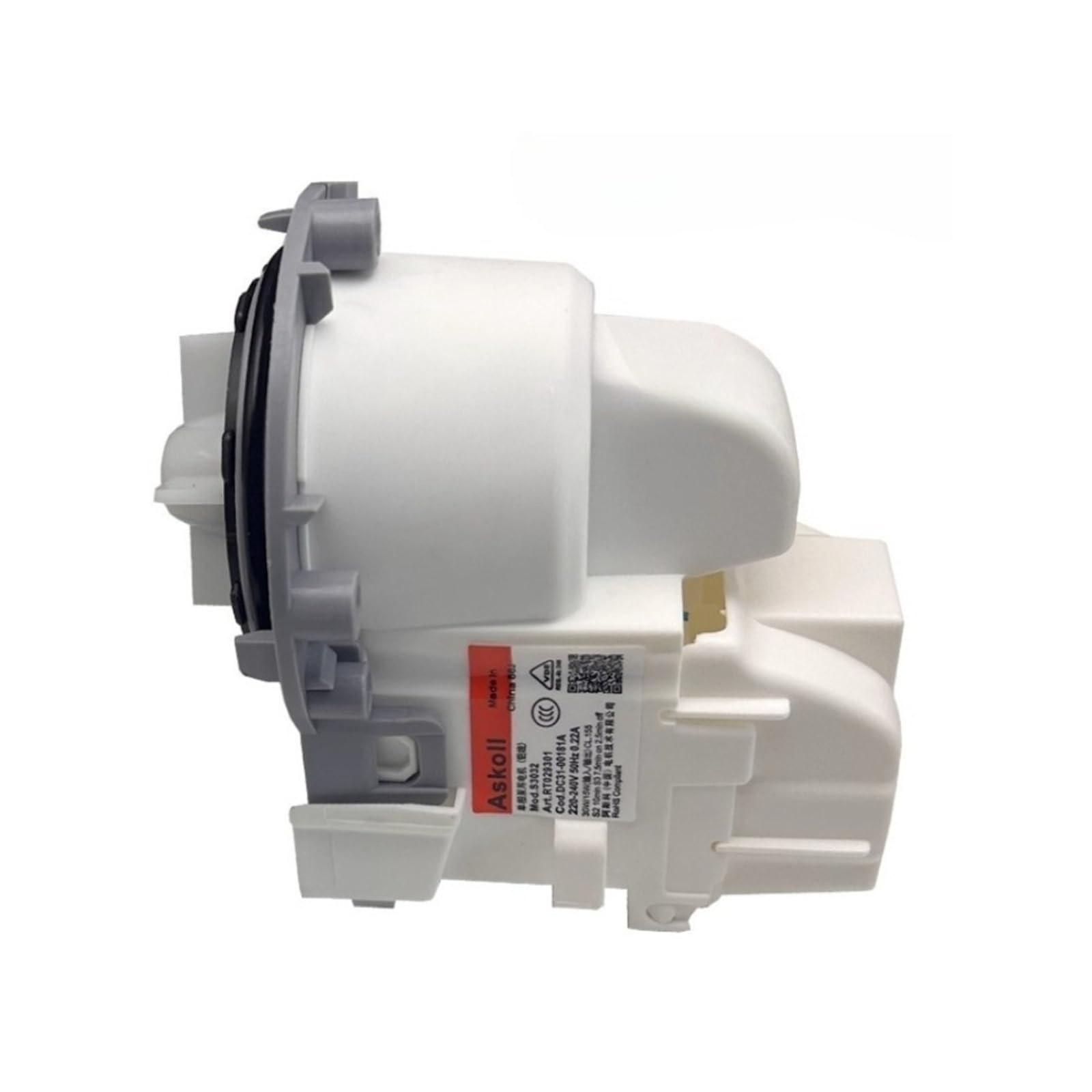 EEZII S3032 DC31-00181A Drain Pump Motor，Compatible For Samsung，Washing Machine Washer Drainage Replacement Parts