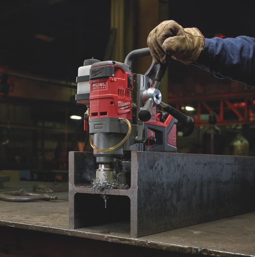 Milwaukee M18 Magnetic Drill — With 2 Batteries, 18 Volt