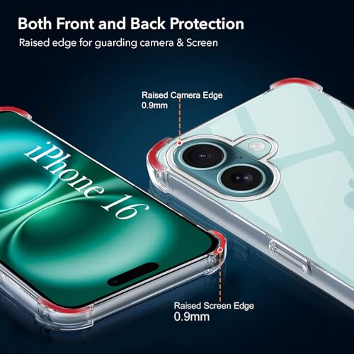 Image of Jkobi Back Cover for Apple iPhone 15 (Shockproof Crystal Clear Anti Yellow Case | Drop & Camera Protection | Hard Polycarbonate)