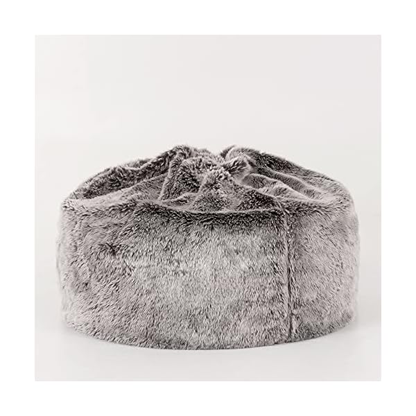 icon Childrens Faux Fur Bean Bag Chair - Large, 65cm x 45cm, Luxurious Furry Living Room Kids Bean Bags - Image 7