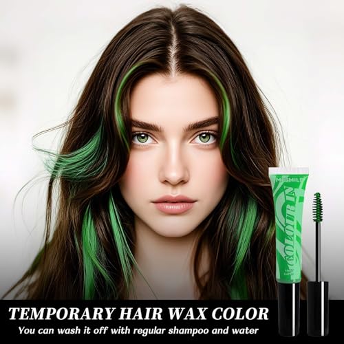 St Patricks Day Green Temporary Hair Color Wax Stick miniatura 2