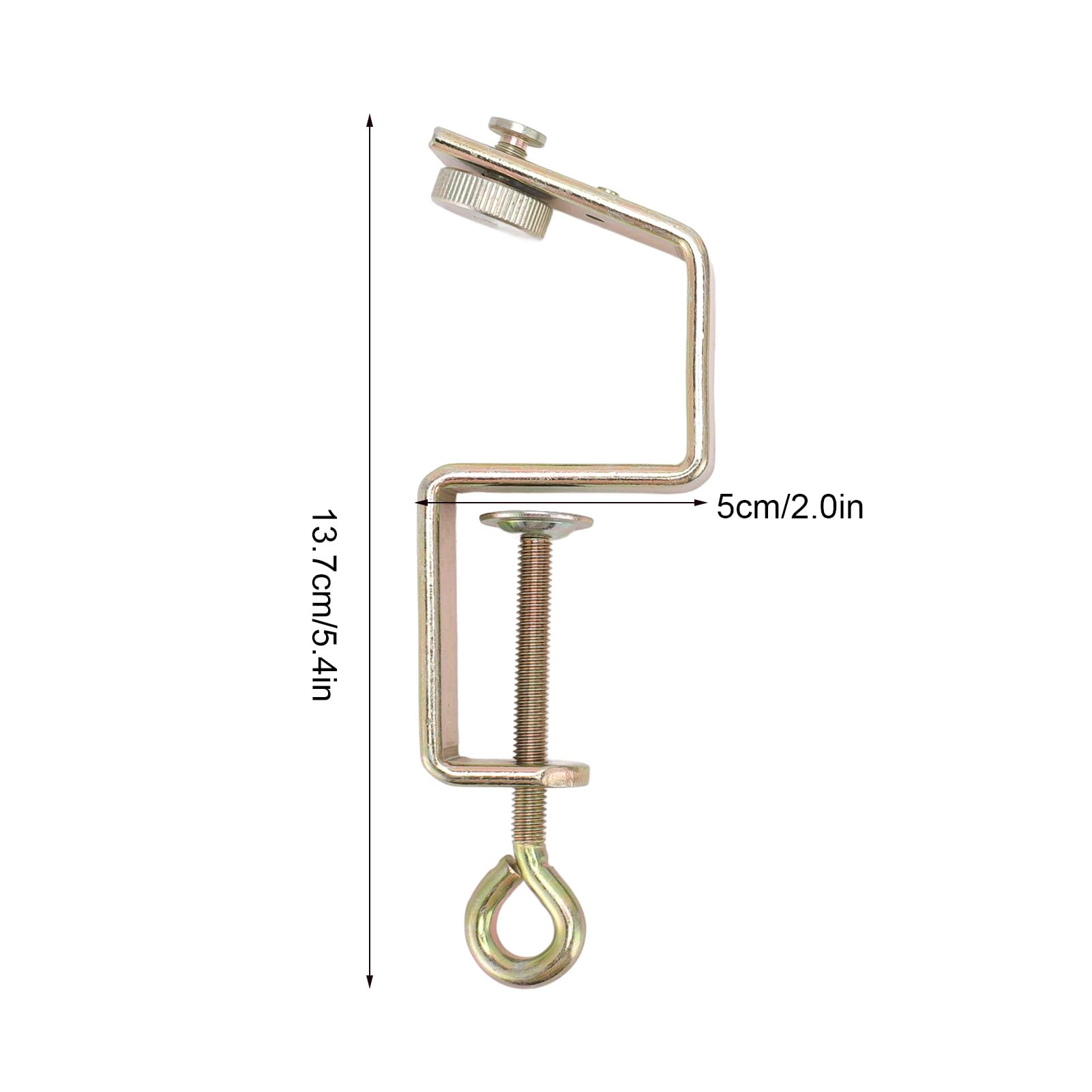 2pcs Table Clamps, Replacement Clamp Metal Parts, Easy Install, Operate with knob Adjustment, KR830 KR840 KR850 with Premium Material