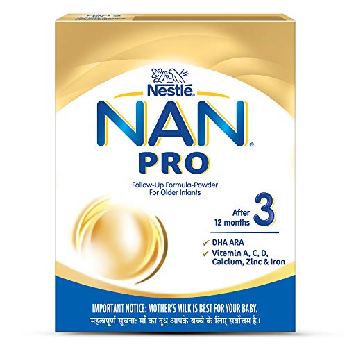 Nestle NAN PRO 3 Follow-Up Formula-Powder (After 12 months), Stage 3-400g Bag-In-Box Pack Nestle NAN PRO 3 Follow-Up Formula-Powder (After 12 months), Stage 3-400g Bag-In-Box Pack