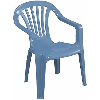 Stackable Garden Chair for Children Made in Italy 37 x 37 x 52 cm Light Blue Colour