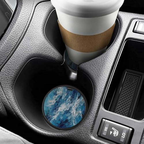 Portavasos para Carro de Madera Azul y Blanco 2 Pzas miniatura 6