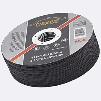 waltyotur 100-Pack Cut Off Wheels Ultra Thin Cut-Off Wheel Cutting Disc 4-1/2x0.04x7/8 Metal and Stainless Steel Cut-Off Wheels Cutting Wheel Disc Thin Metal Stainless Steel Cutting Cut Off Disc
