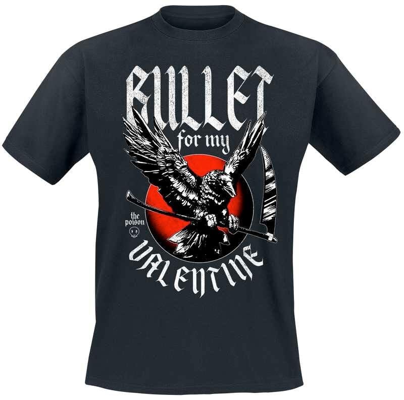 T-shirt Bullet For My Valentine Homme Eagle Scythe manches courtes vêtement rock