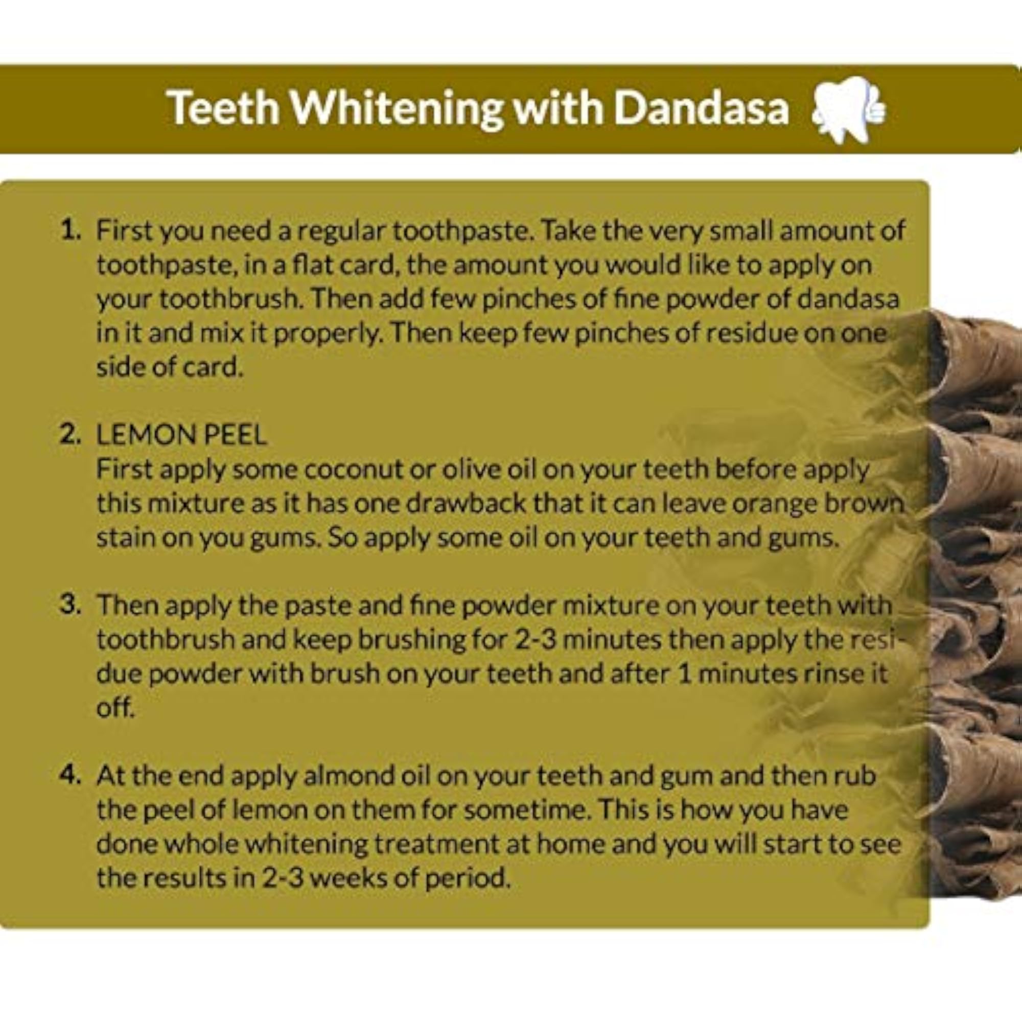 Herbaveda Organic Dandasa, 200 Grams