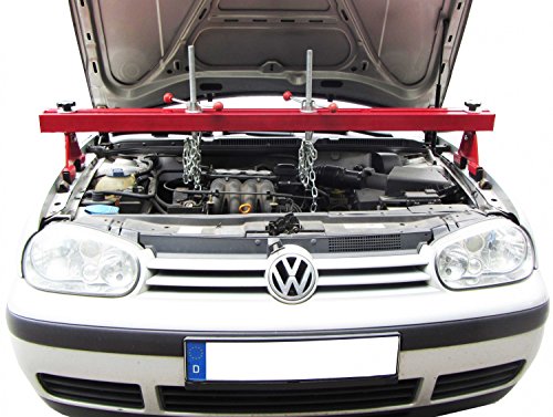 Preisvergleich Produktbild Motorbrücke Motorträger Kotflügeltraverse Getriebe Motorhalter bis 500 kg ROT