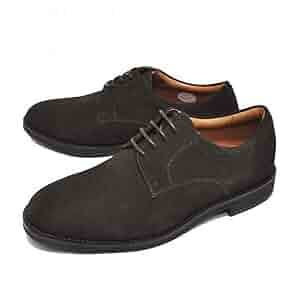 ハッシュパピースウェードプレーントゥシューズ茶スエードシューズカジュアルシューズ ハッシュパピースウェードプレーントゥシューズ茶スエード