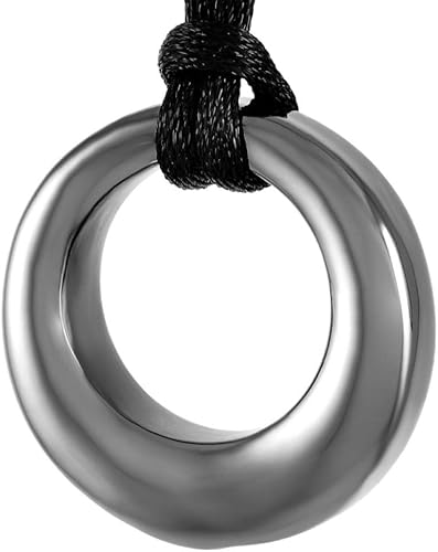Miniatura 2 de Urnas para perro, colgante de cenizas, colgante de urna de acero inoxidable 316L para joyería funeraria de mascotas humanas