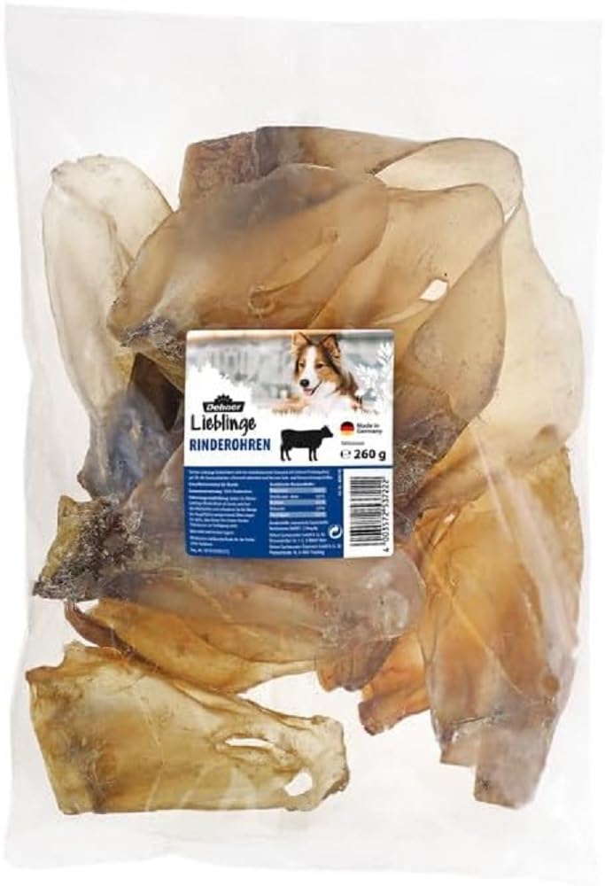 Dehner - Orejas De Ternera Snack Para Perros, 260g